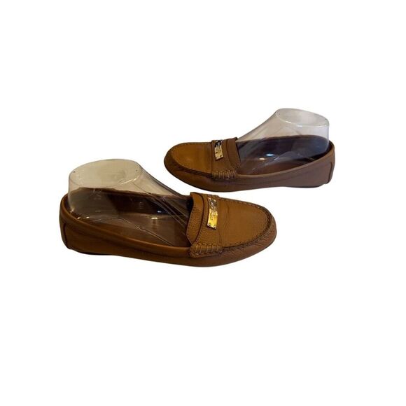 Coach Women's Fredrica Loafers Brown Leather Size 7.5B Slip On Flats - Picture 3 of 10